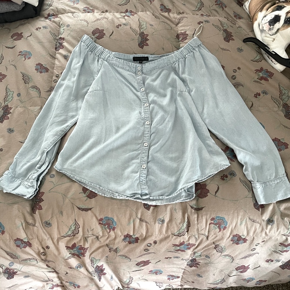 Sanctuary Chambray Top